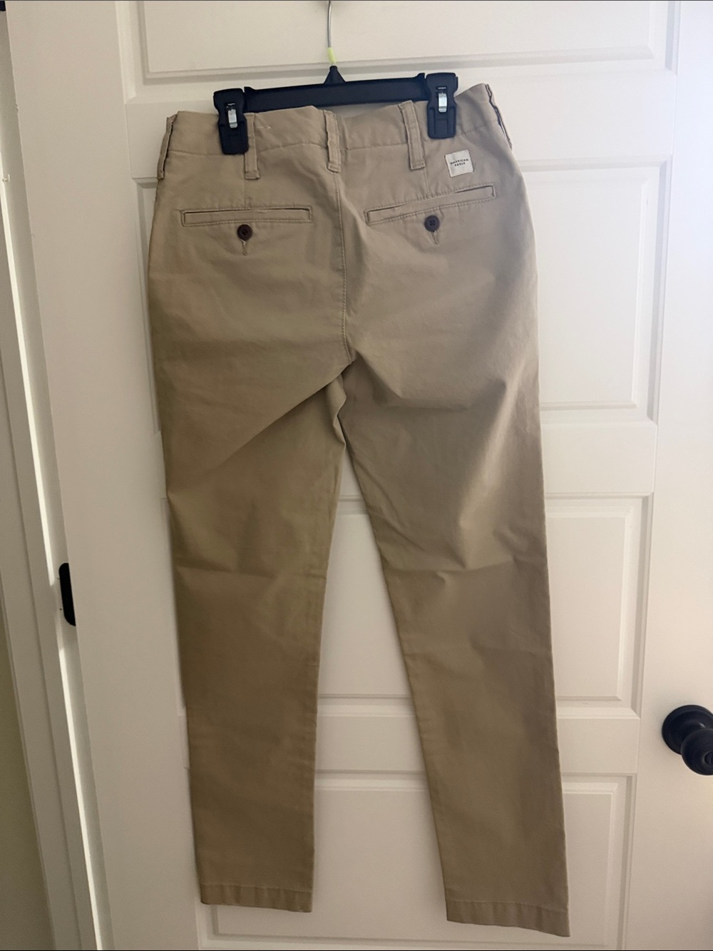 American Eagle Outfitters Men's Khaki Tan Chino Pants - Picture 4 of 8